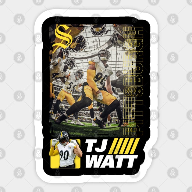 Tj Watt NE-01 Sticker by NFLapparel